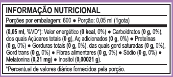 MELATONINA + INOSITOL FRASCO GOTEJADOR COM 30 ML